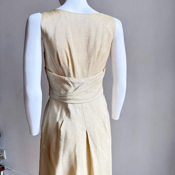 Moschino Light Nude Beige w Sparkle Cocktail Dress 10 - Picture 6 of 6